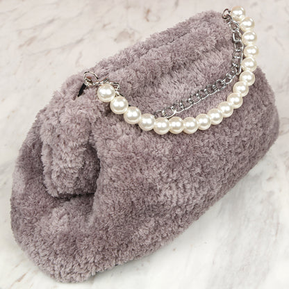 Nas Çanta Askısı  İncili - Gümüş