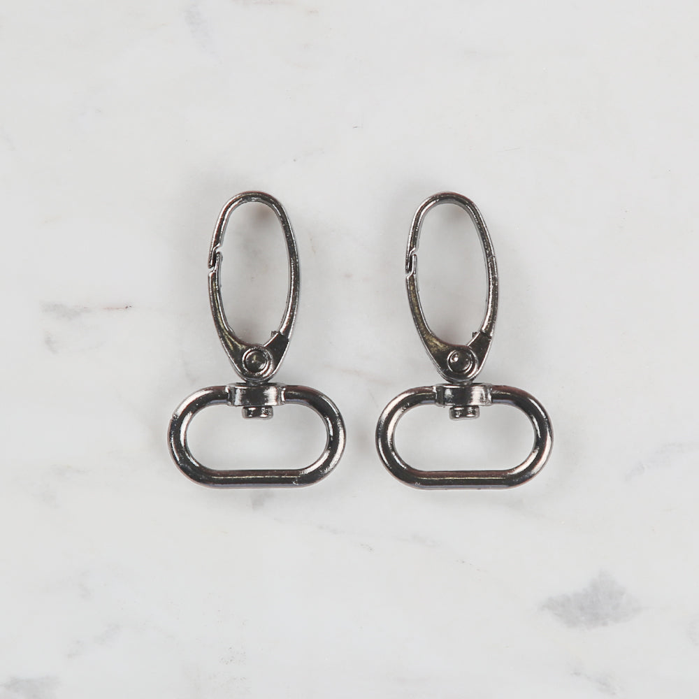 Loren Crafts 2,5 cm 2'li Makrome Füme Rengi Anahtarlık Kancası