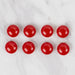 Loren Crafts 8'li Kırmızı Düğme - 48