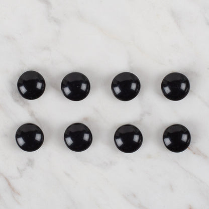 Loren Crafts 8'li Siyah Düğme - 49