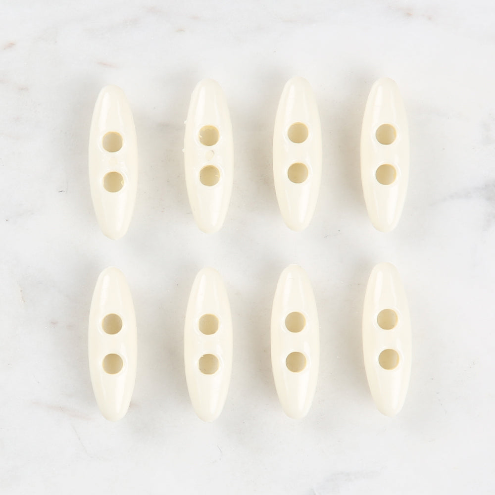 Loren Crafts Krem 8'li Çoban Düğme - 53