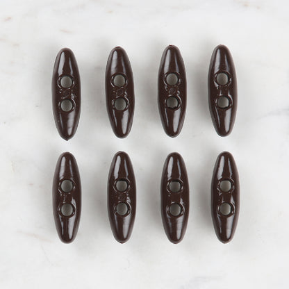 Loren Crafts 8'li Kahverengi Çoban Düğme - 54