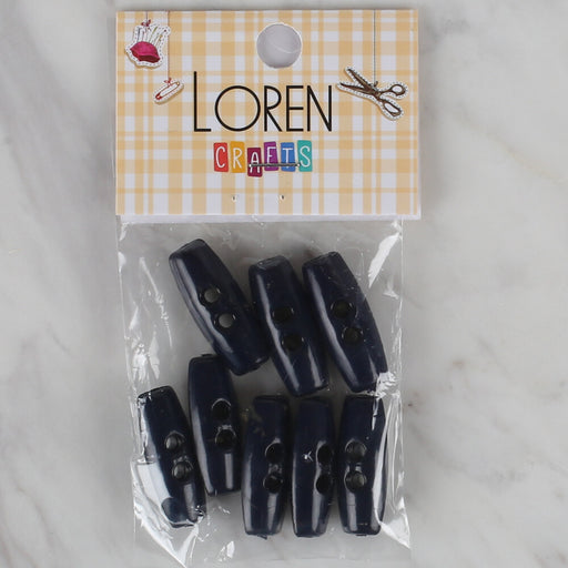 Loren Crafts lacivert 8'li çoban düğmesi - 55