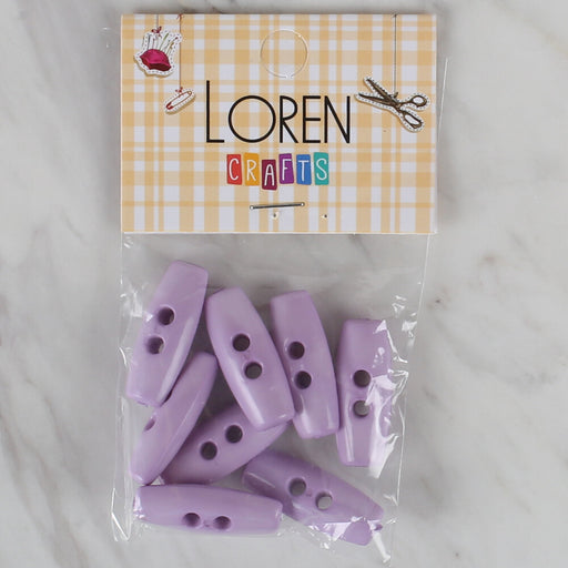 Loren Crafts lila 8'li çoban düğmesi - 60