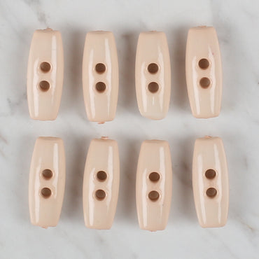 Loren Crafts pudra pembe 8'li çoban düğmesi - 69