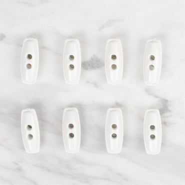 Loren Crafts 8'li Beyaz Çoban Düğme - 75