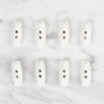 Loren Crafts 8'li Beyaz Çoban Düğme - 75