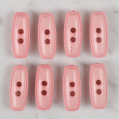 Loren Crafts pembe 8'li çoban düğmesi - 81