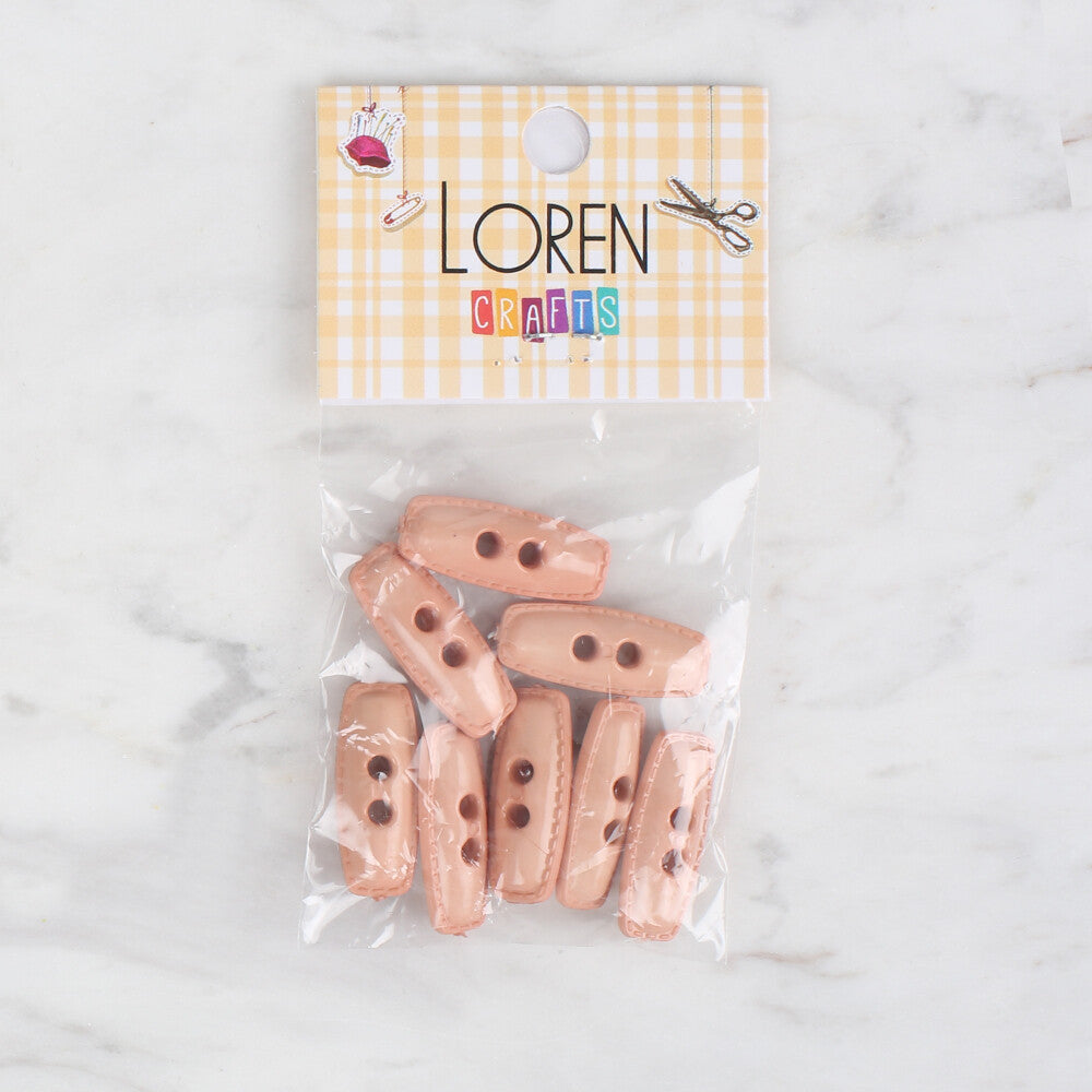 Loren Crafts 8'li Somon Çoban Düğme - 083