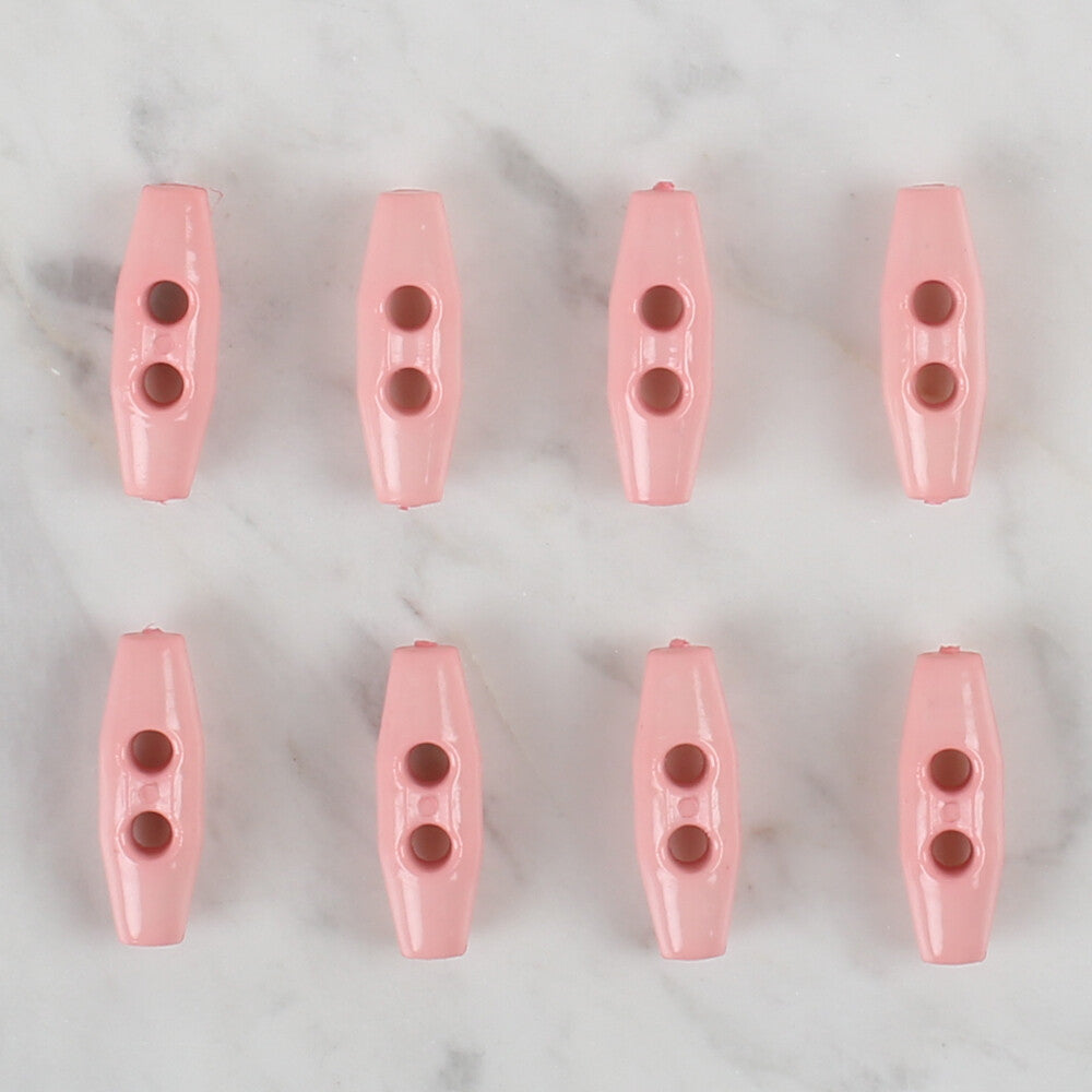 Loren Crafts pembe 8'li çoban düğme - 111