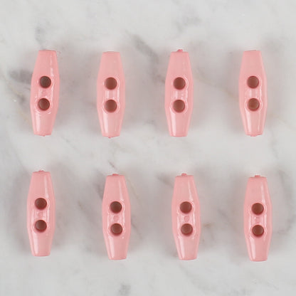 Loren Crafts pembe 8'li çoban düğme - 111