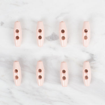 Loren Crafts 8'li pembe çoban düğme - 112