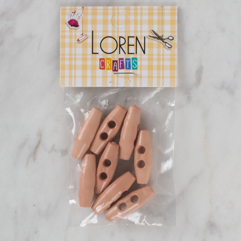 Loren Crafts somon 8'li çoban düğme - 115