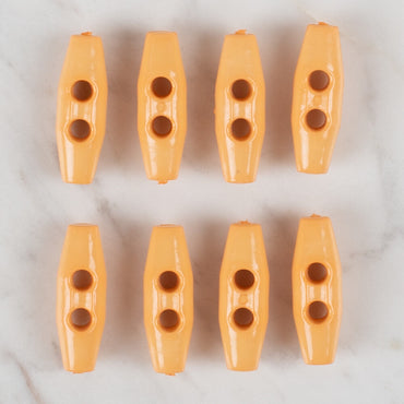 Loren Crafts açık turuncu 8'li çoban düğme - 116