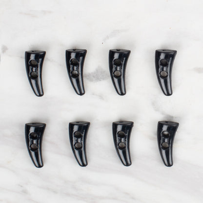 Loren Crafts 8'li Siyah Çoban Düğme - 118