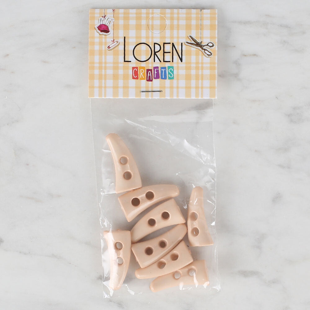 Loren Crafts 8'li pudra çoban düğme - 135