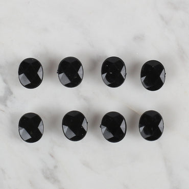 Loren Crafts siyah 8'li düğme - 230