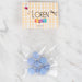Loren Crafts 8'li Şeffaf Mavi Deniz Kabuğu Düğme - 269