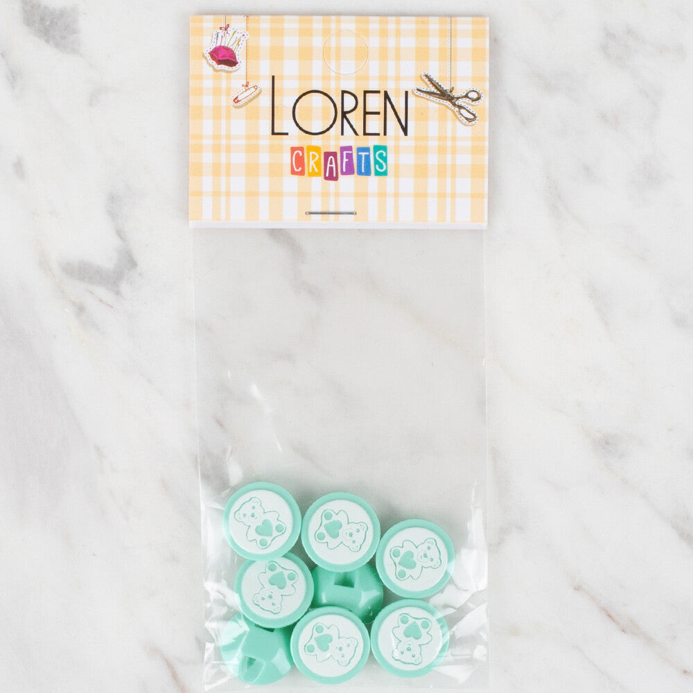 Loren Crafts 8'li Düğme - 404