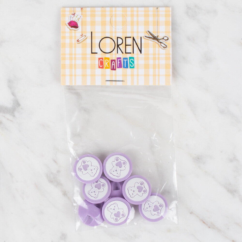 Loren Crafts 8'li Düğme - 406