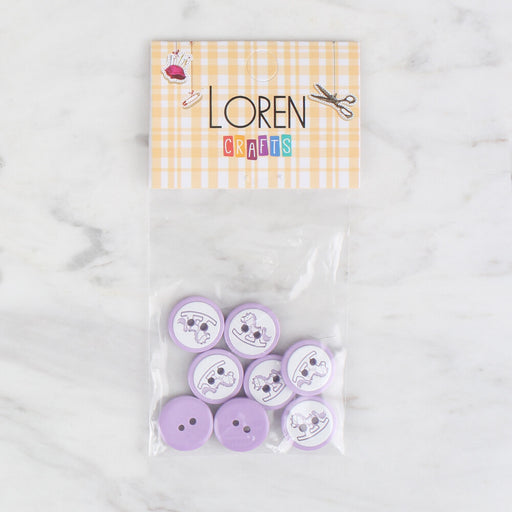 Loren Crafts 8'li lila - 498