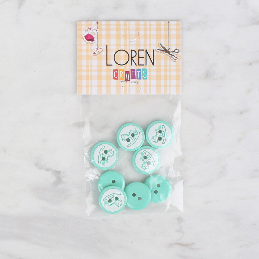 Loren Crafts 8'li yeşil - 502