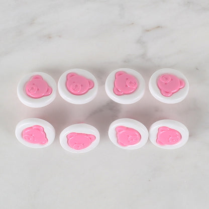 Loren Crafts 8'li Pembe Düğme - 625