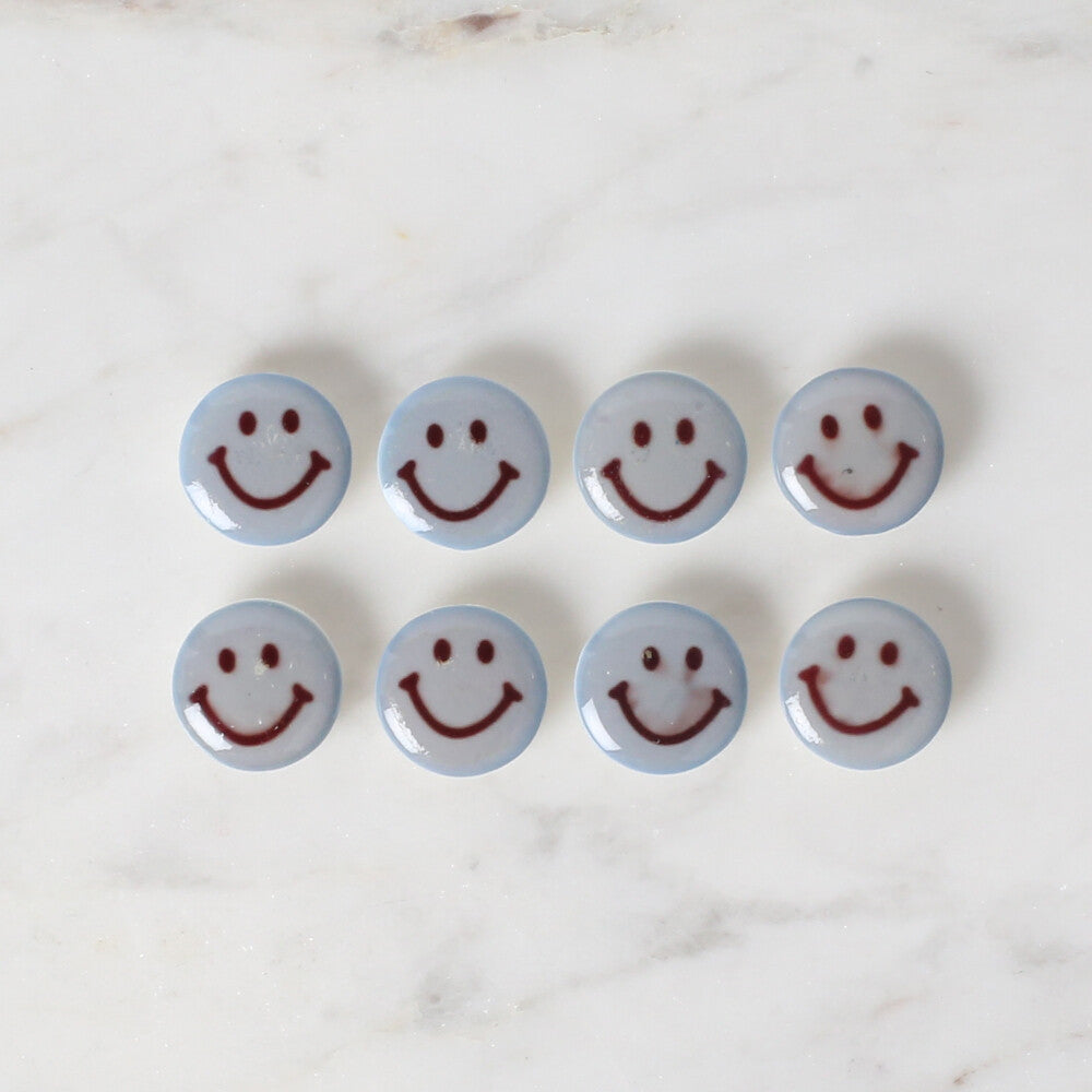 Loren Crafts 8'li Mavi Düğme - 703