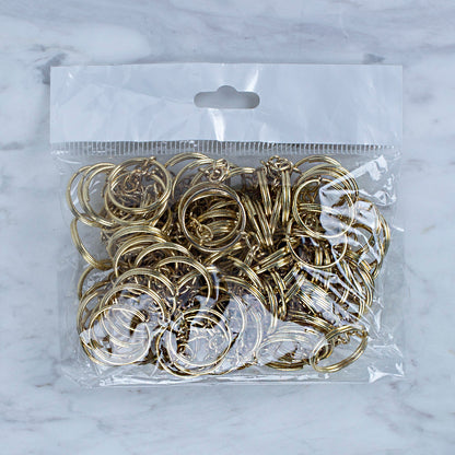 Loren Ezme Anahtarlık Zinciri 100'lü Paket Sarı