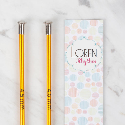 Loren Rythm 4,5mm Sarı Renkli Metal Örgü Şişi