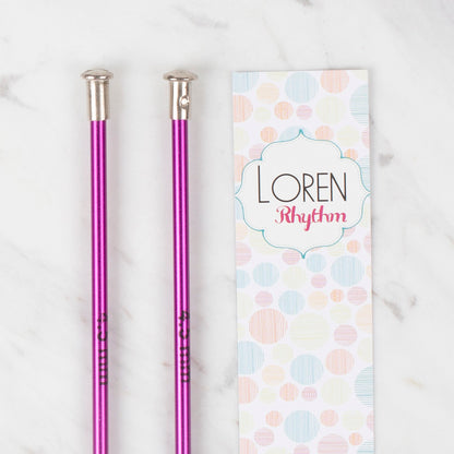 Loren Rythm 4,5mm Mor Renkli Metal Örgü Şişi