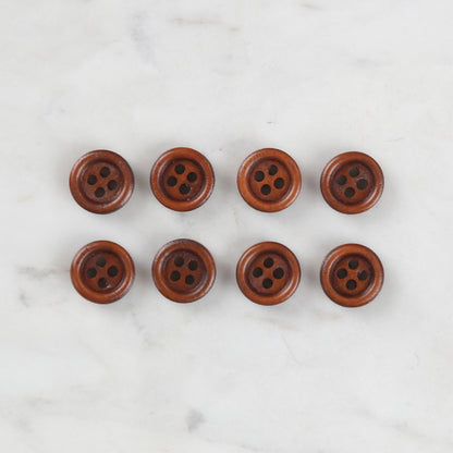 Loren Crafts 8'li Ahşap Düğme - 720