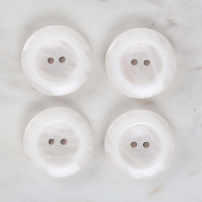 Loren Crafts 4'lü Beyaz Düğme - 1709