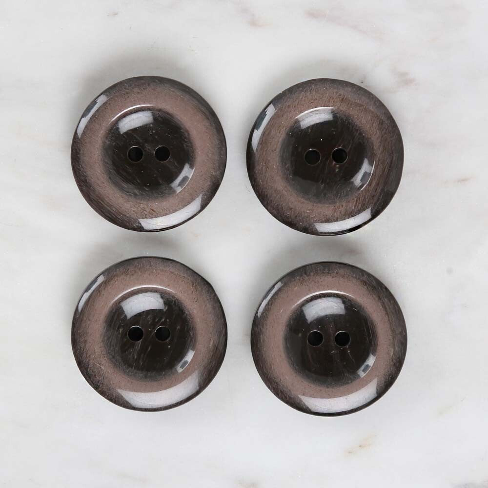Loren Crafts 4'lü Kahverengi Düğme - 1713