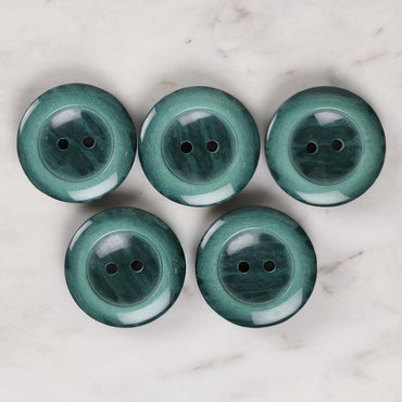 Loren Crafts 5'li Yeşil Büyük Düğme - 1736