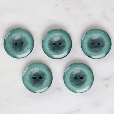 Loren Crafts 5'li Yeşil Düğme - 1738
