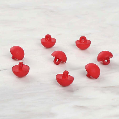 Loren Crafts 8'li Kırmızı Düğme - 1775