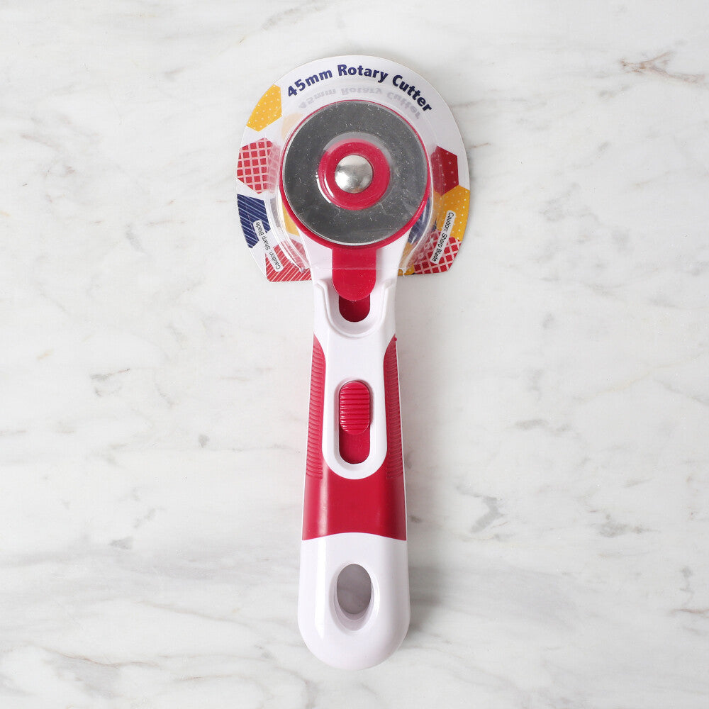 Loren Rotary Cutter Rulet Kesici 45 mm Koyu Kırmızı - N4379