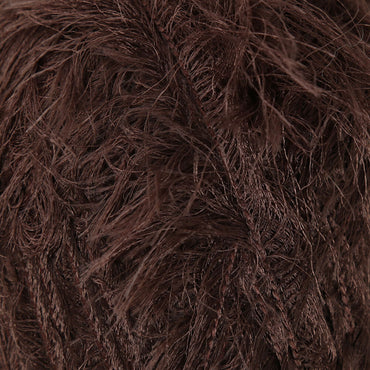 Loren Luna Tavşan Tüyü Kahverengi El Örgü İpi - R035