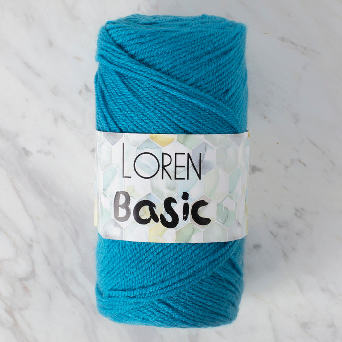 Loren Basic Koyu Mavi El Örgü İpi - 532