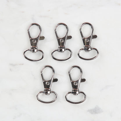 Loren Crafts 1,5 cm Papağan Klipsi Füme Anahtarlık 5'li Paket