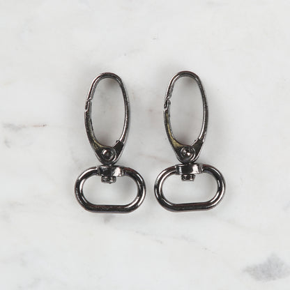 Loren Crafts 2 cm 2'li Makrome Füme Rengi Anahtarlık Kancası