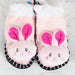 Serfino Bebek Patiği / Ev Ayakkabısı Açık Pembe Tavşan