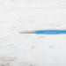 Yabalı Altın Uçlu Elastik Saplı Mavi Dantel Tığ No. 8  1.25mm