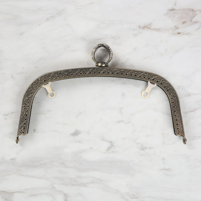 Nas Metal Çanta Klipsi 20 cm - Oksitli Altın