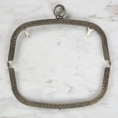 Nas Metal Çanta Klipsi 20 cm - Oksitli Altın