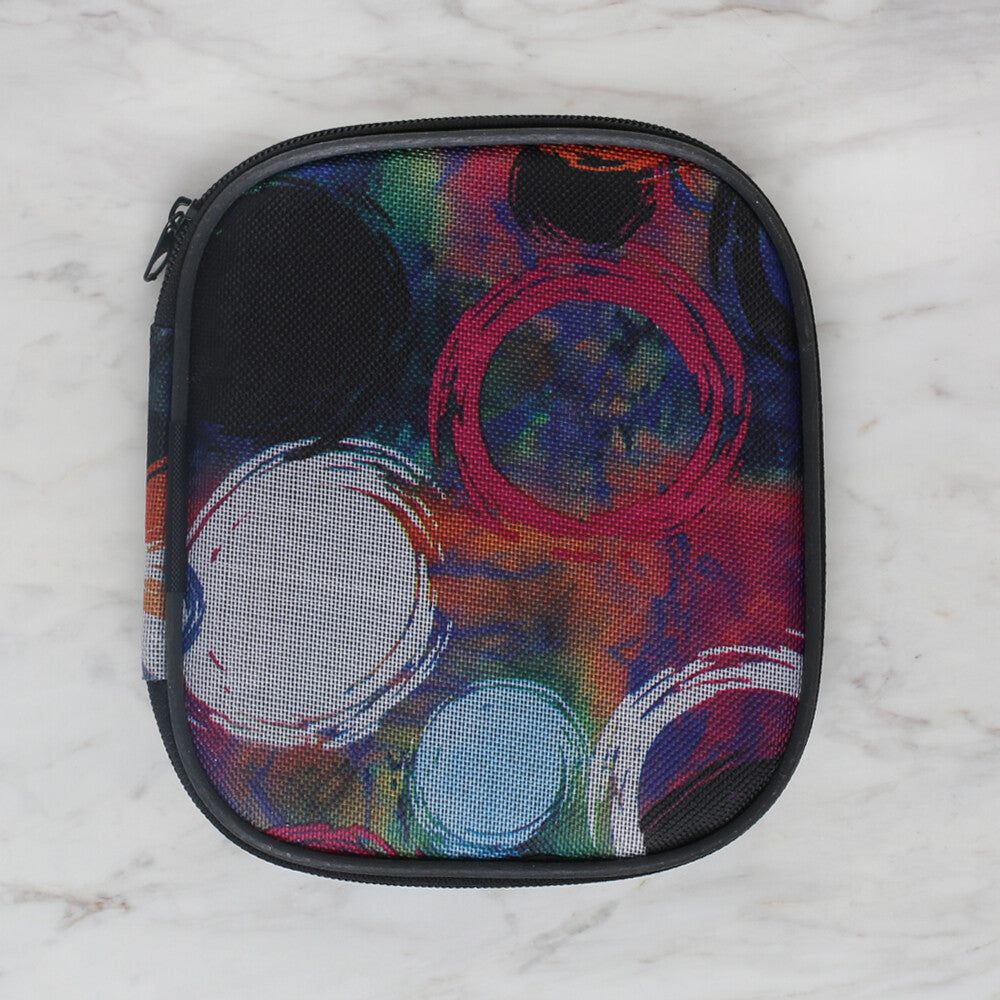 Loren Fermuarlı Desenli Tığ Çantası