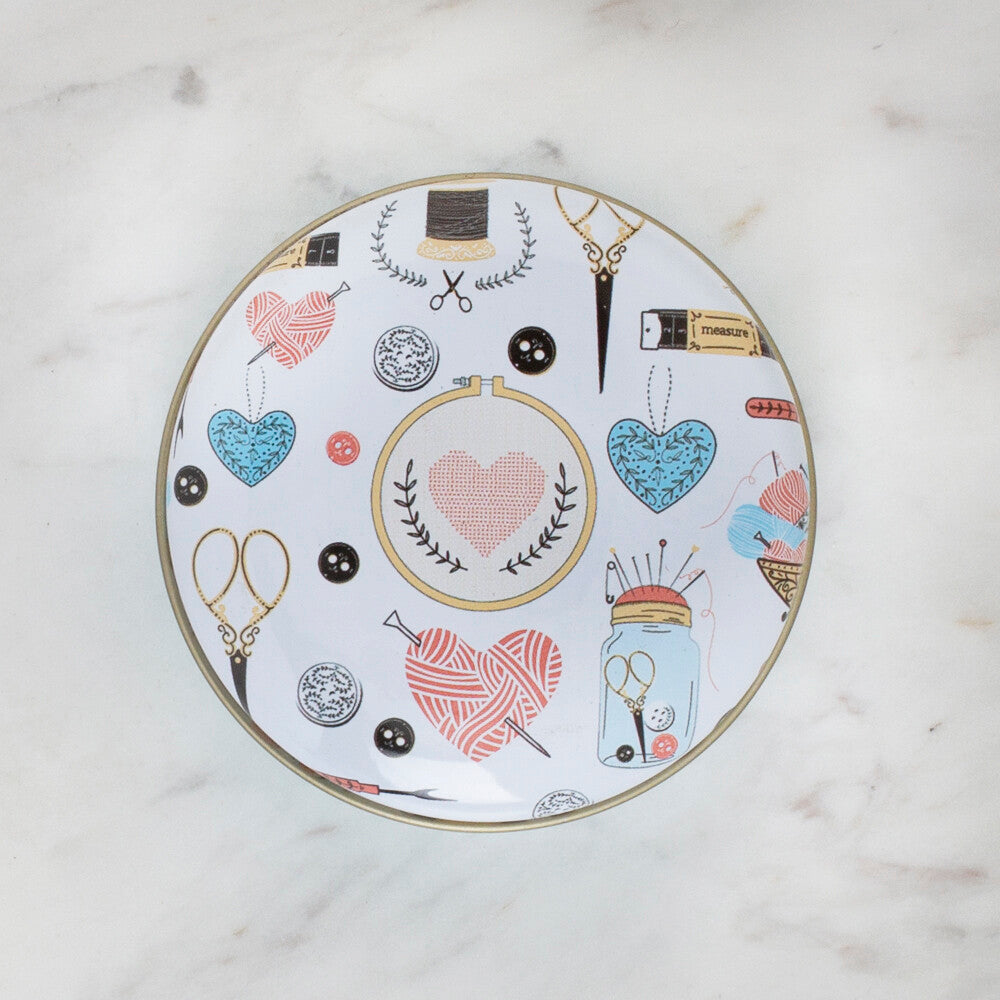 Loren Metal Saklama Kutusu - Mavi 