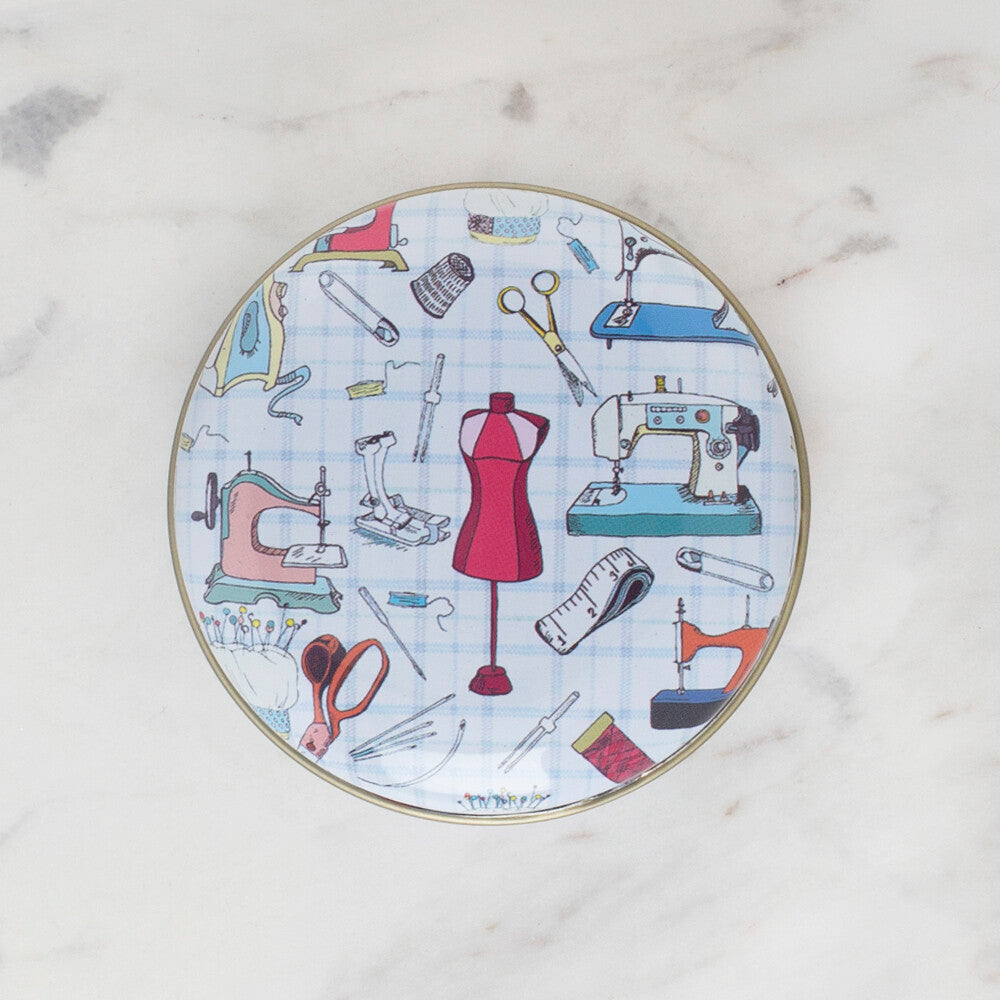 Loren Metal Saklama Kutusu - Mavi 