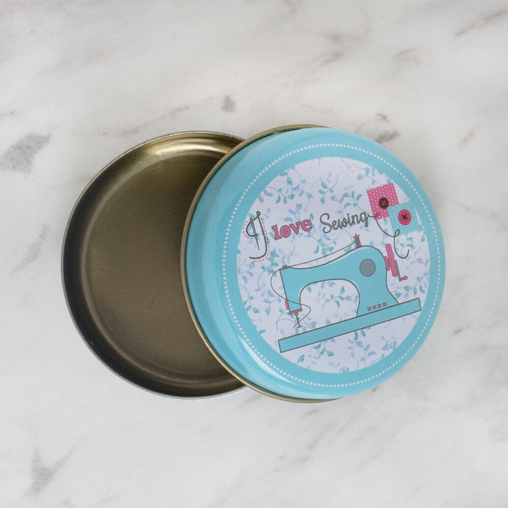 Loren Metal Saklama Kutusu - Mavi 